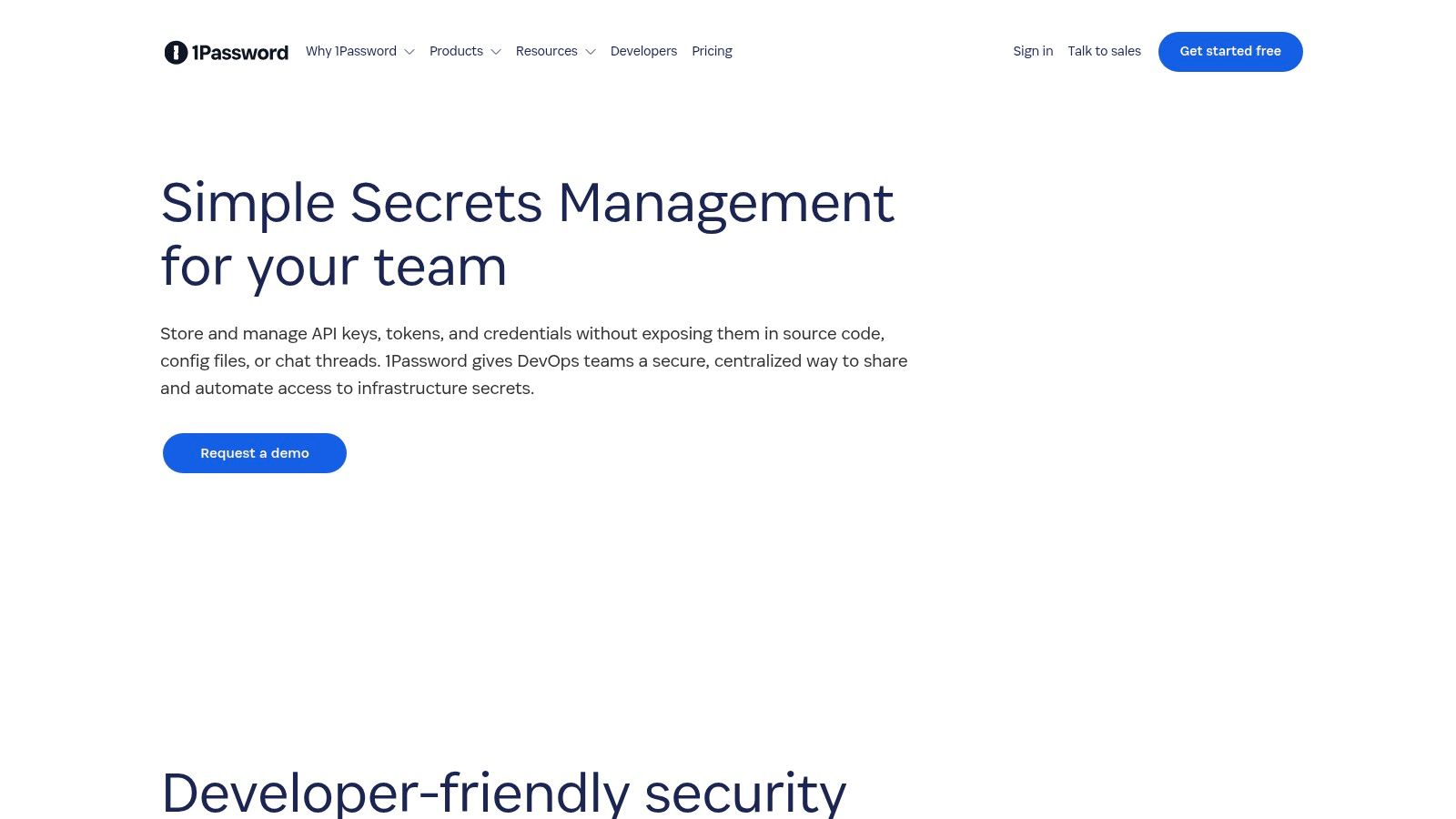 1Password (Secrets Management for Devs)