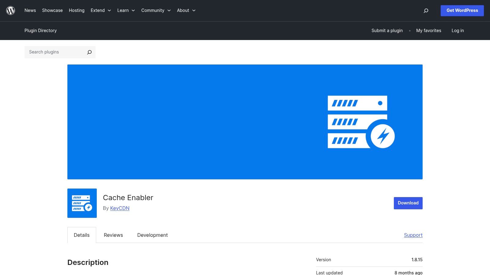 Cache Enabler by KeyCDN