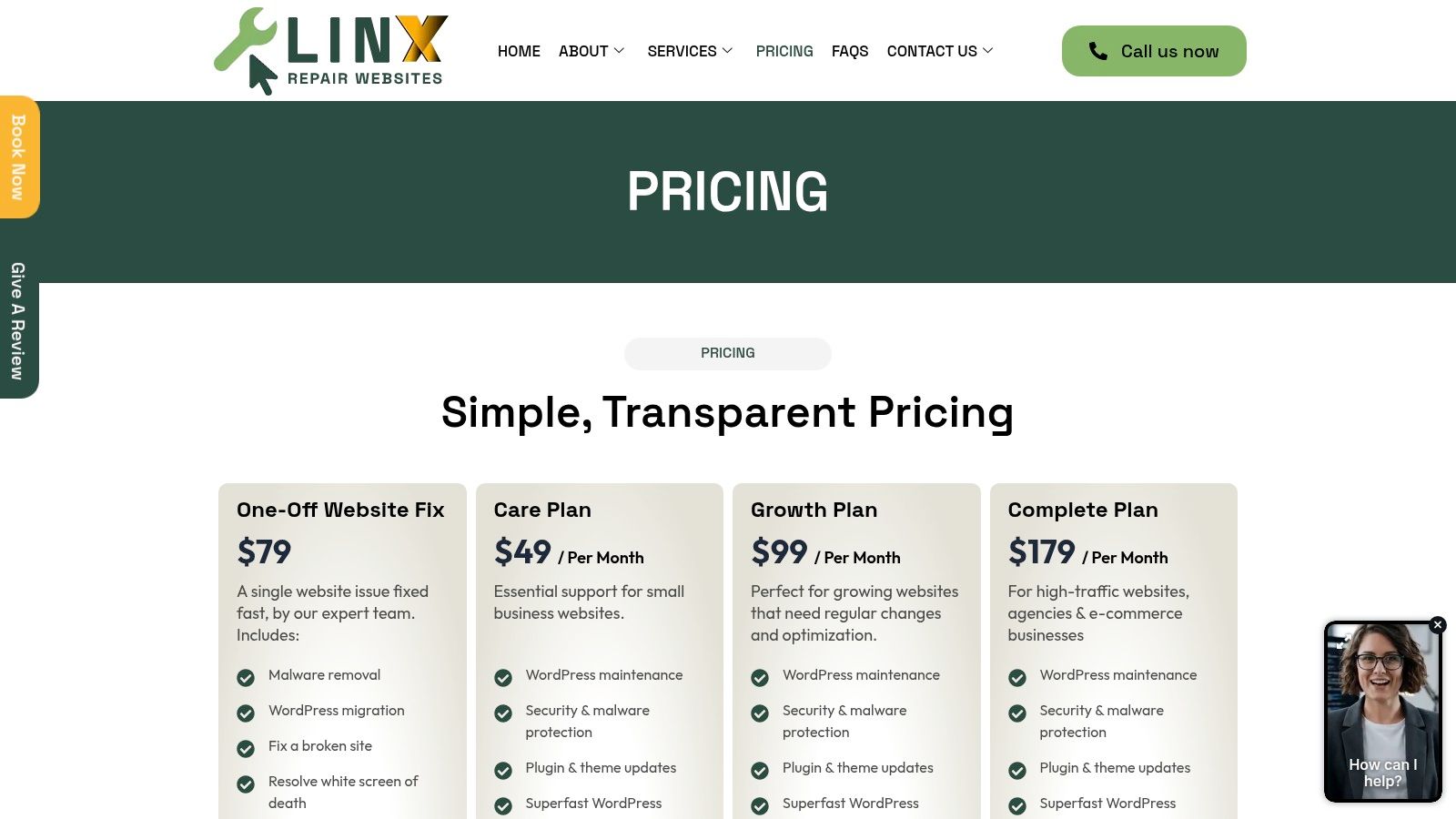 LINX Repair Websites: The All-in-One Managed Solution