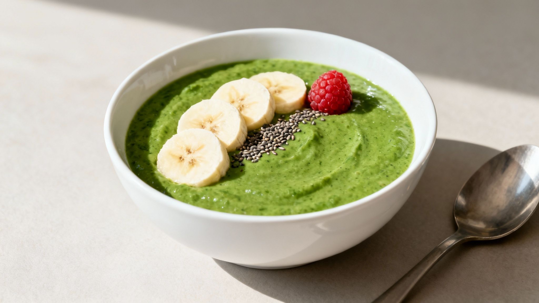 Gemüsegeladene Smoothie Bowl