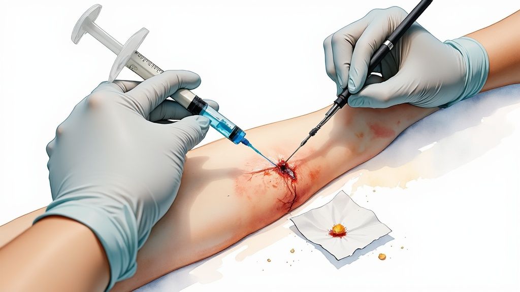 Wound dressings example