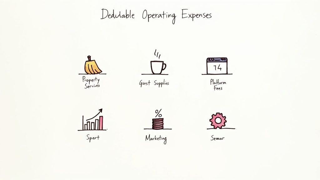 A bright and tidy kitchen in a short-term rental, ready for guests.