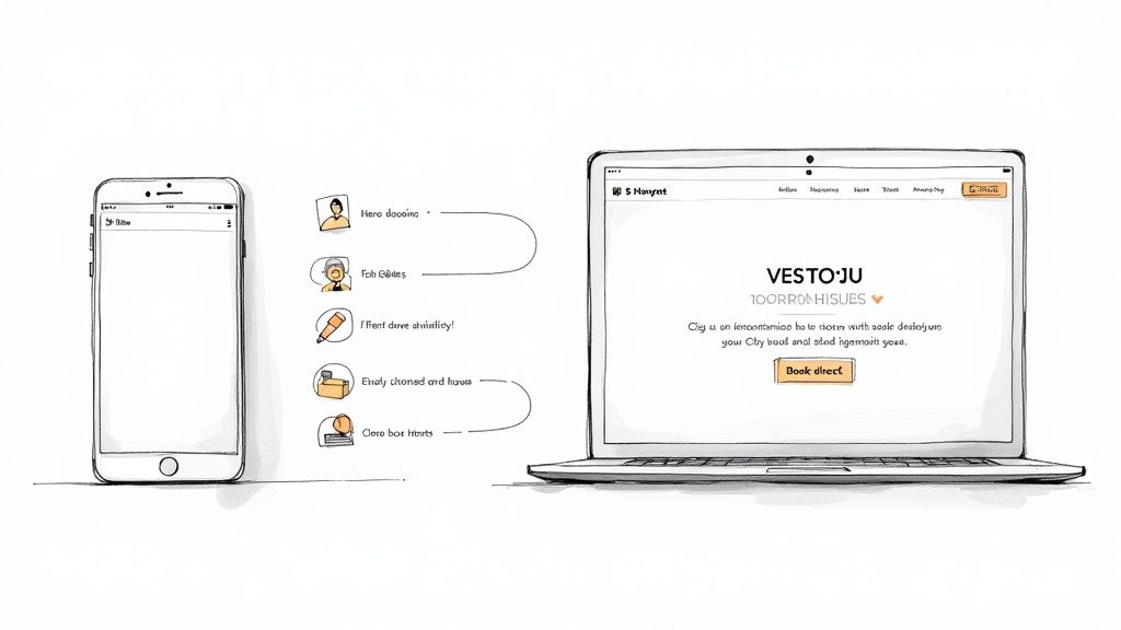 Screenshot from https://www.hostai.app/