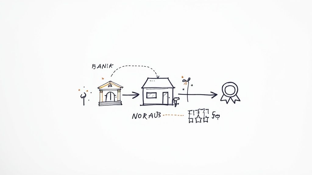 A property manager shaking hands with a client, symbolizing trust built through community engagement.