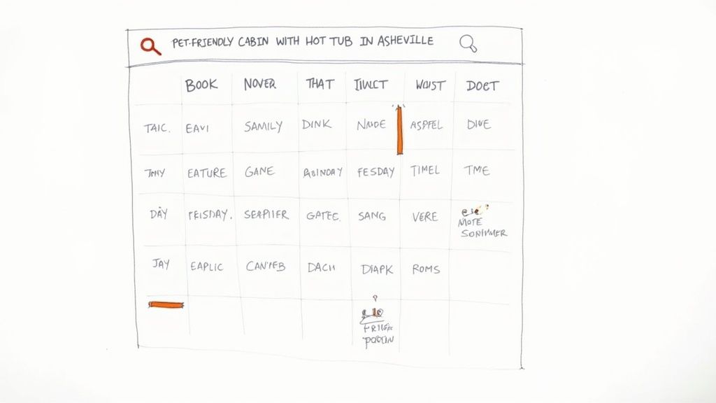 A bright and modern vacation rental living room with large windows overlooking a scenic view.