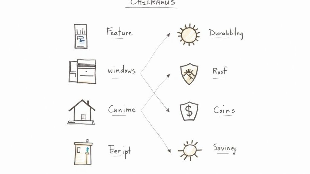 Feature-Benefit Format