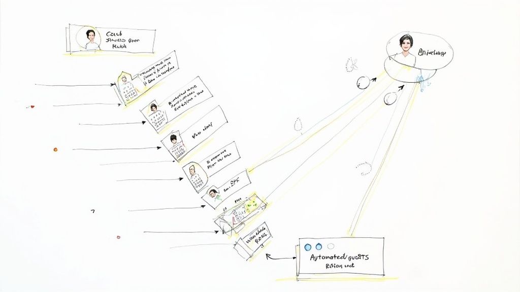 Pre-arrival concierge sequence example