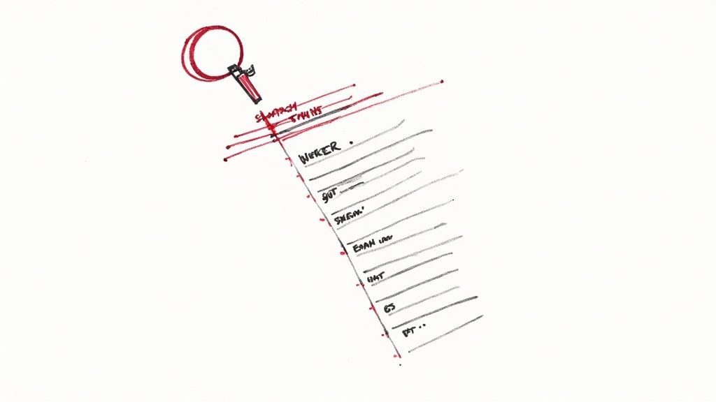 A digital screen showing data analytics with graphs and charts for keyword research.