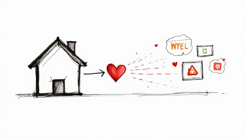 A modern, luxurious kitchen in a short-term rental property, highlighting an attractive asset.