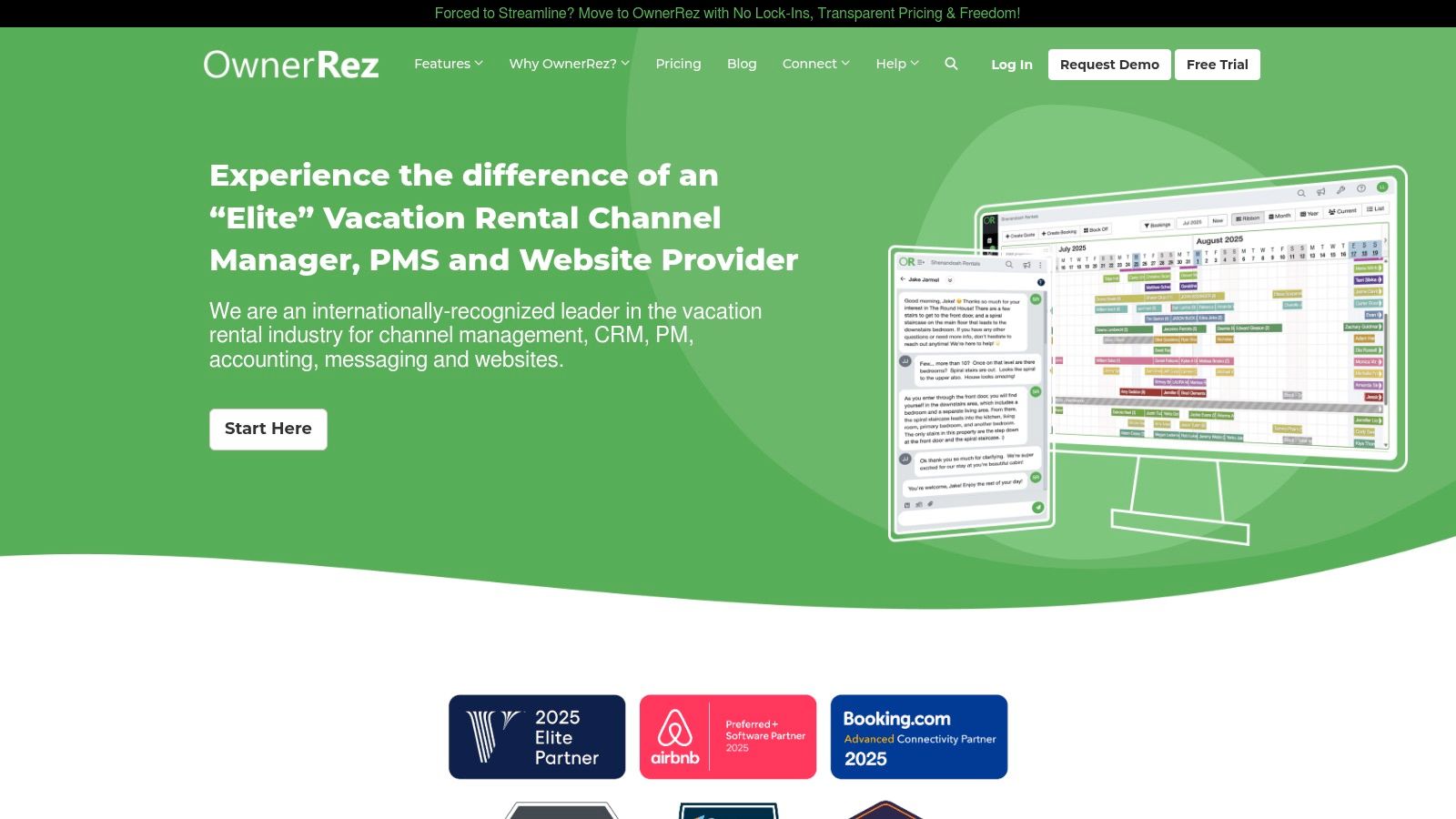 OwnerRez (Hosted Websites + WordPress plugin)