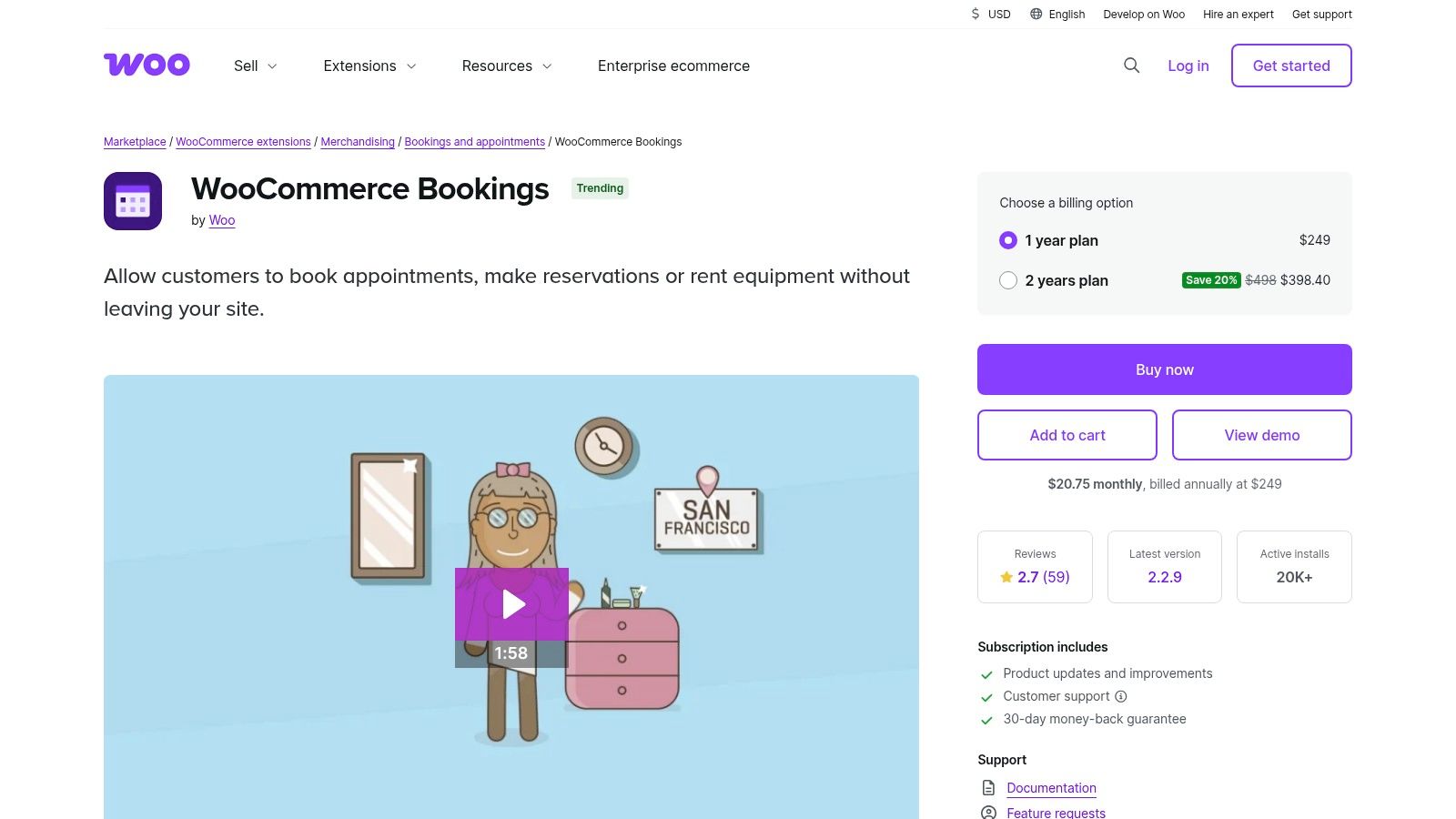 WooCommerce Bookings