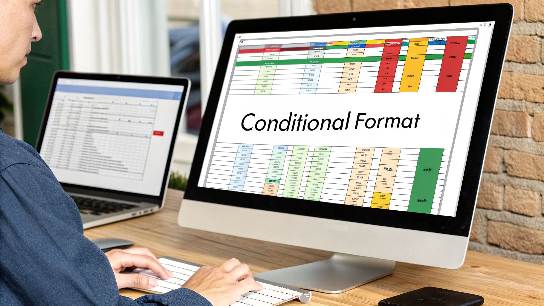 An Excel scorecard showing pacing calculations and sparklines to visualize trends.