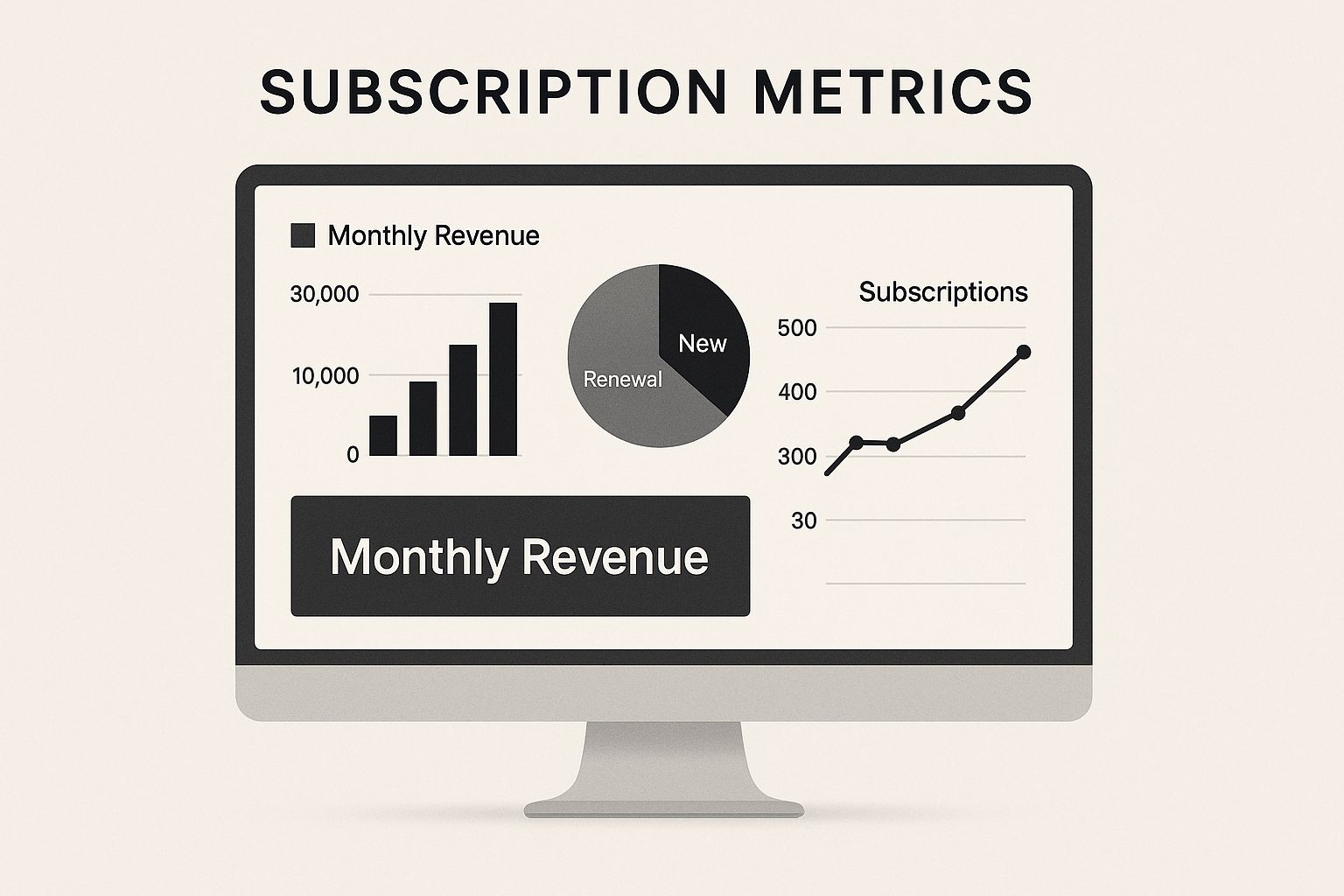 Infographic about saas kpis
