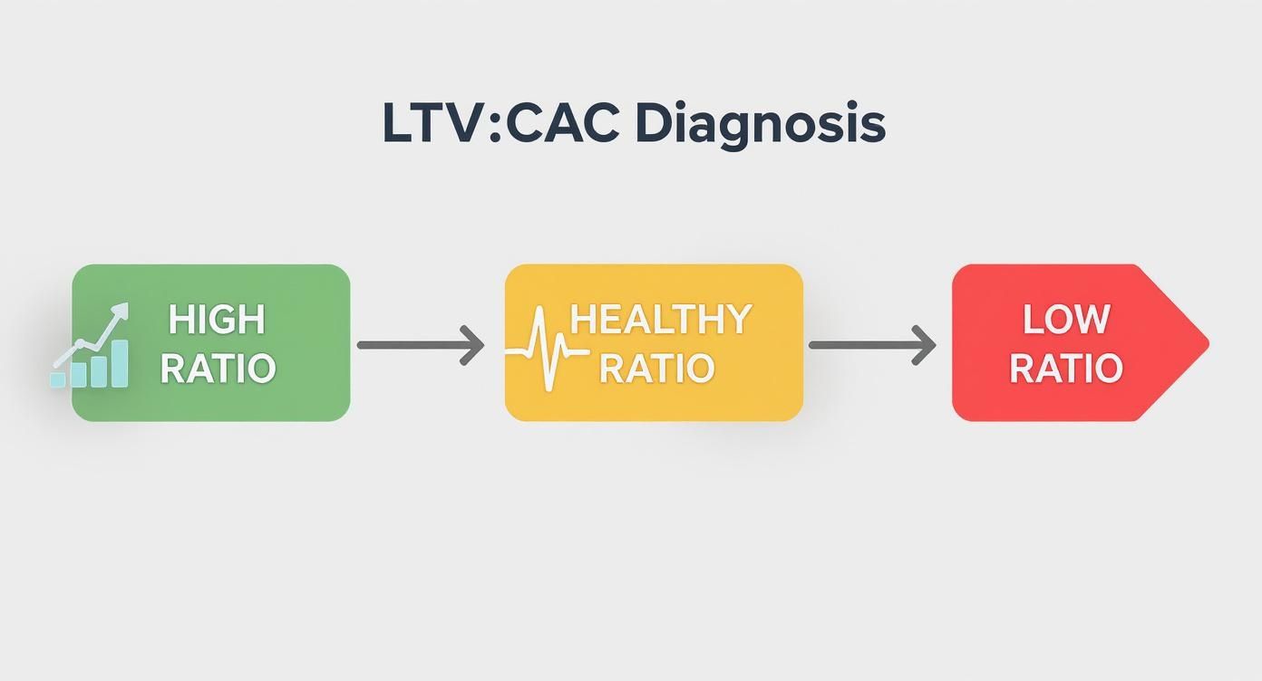 Infographic about free LTV CAC calculator