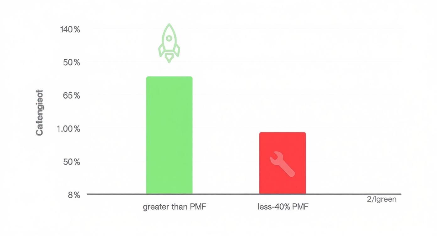 A cohort analysis chart showing user retention over several months. The colors fade from dark to light, indicating the percentage of users from each cohort who remain active over time.
