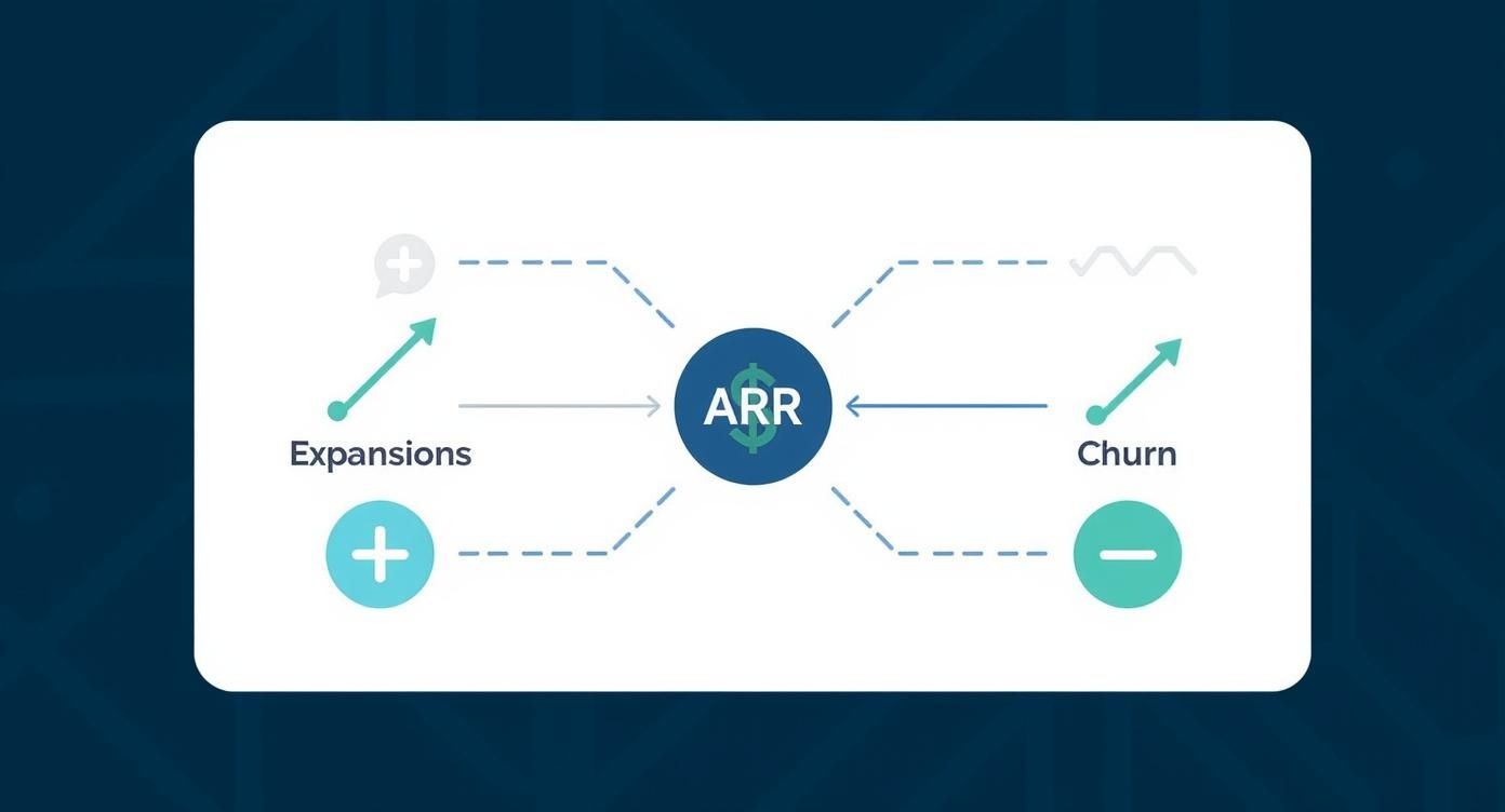 Infographic about ARR valuation calculator