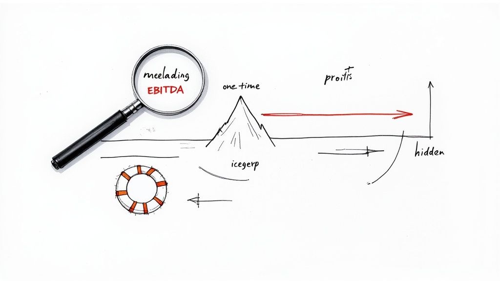 A person looking at a complex dashboard with charts and graphs, representing the need to look beyond a single metric.