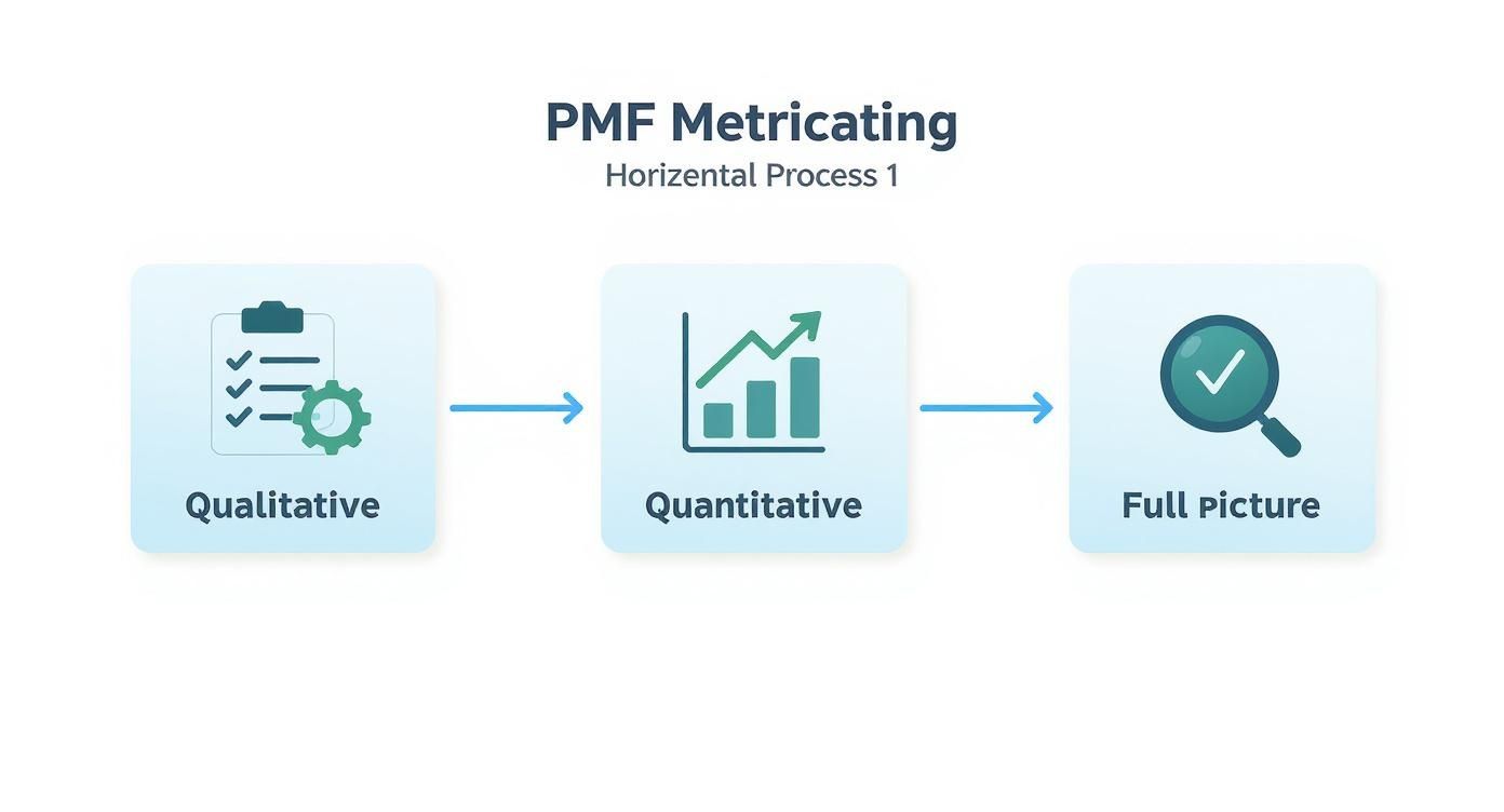 Infographic about product market fit scorecard