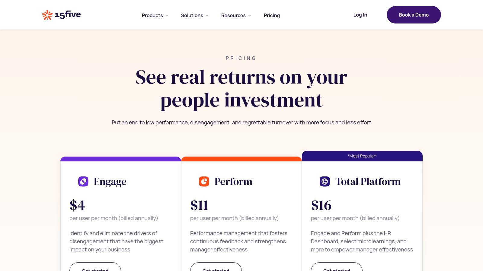 15Five – Performance + Engagement platform