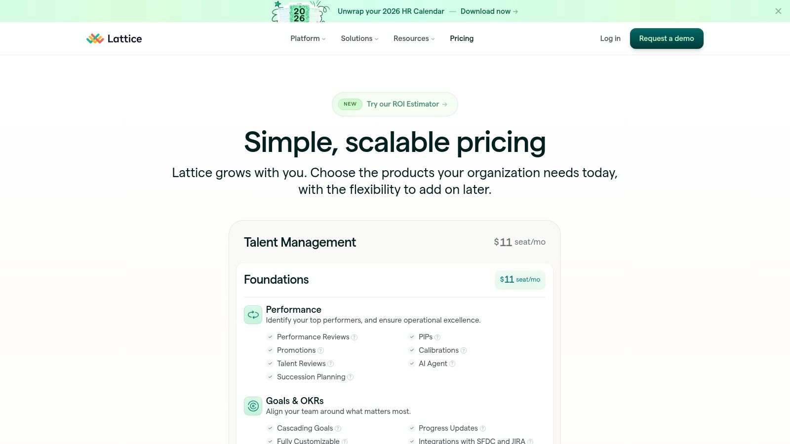 Lattice – Performance Management platform