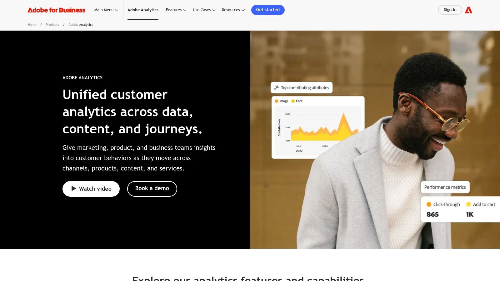 Adobe Analytics (Customer Journey Analytics & Product Analytics)