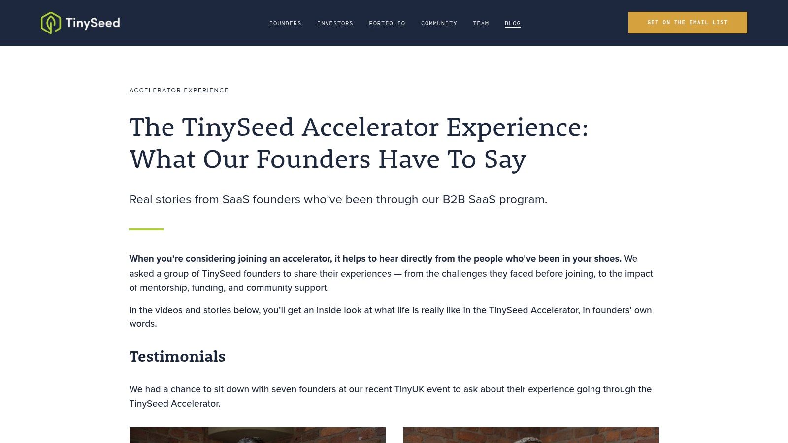TinySeed – Case Studies & TinySeed Tales