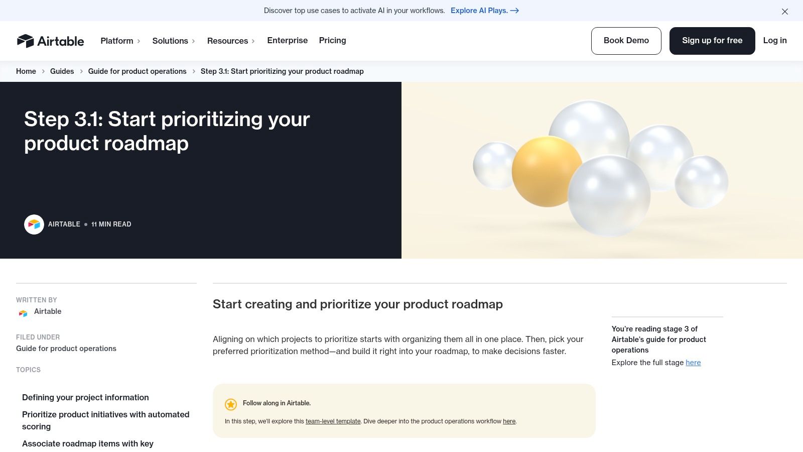 Airtable – Product Prioritization Guides & Templates