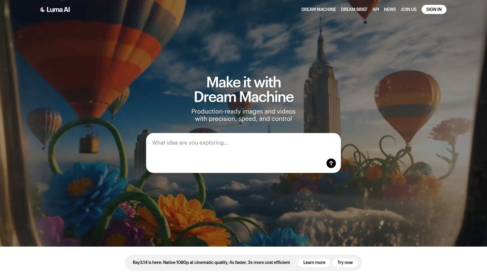 Luma AI (Dream Machine)
