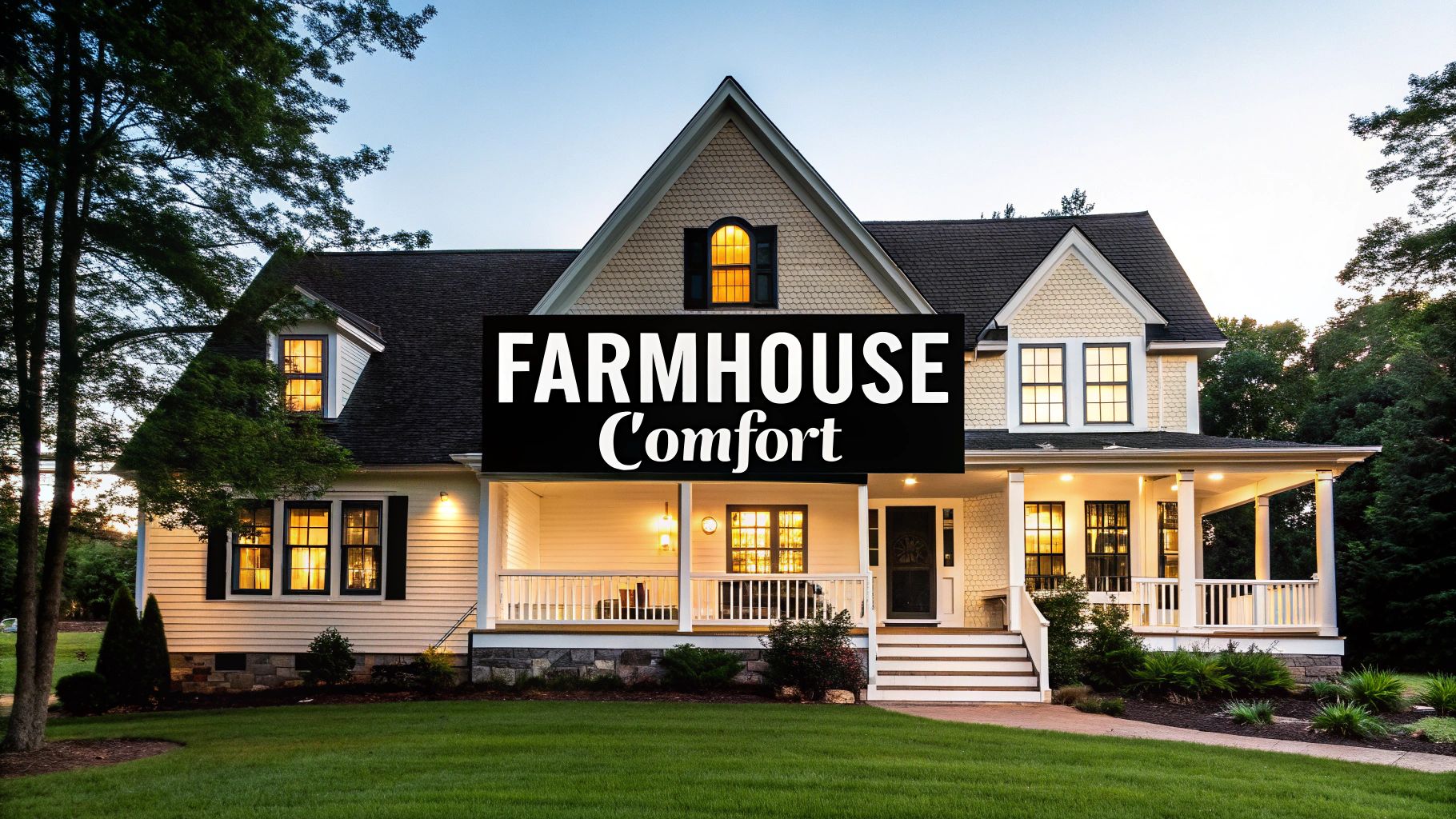 Farmhouse Home Design Ideas: Rustic Charm Meets Modern Comfort