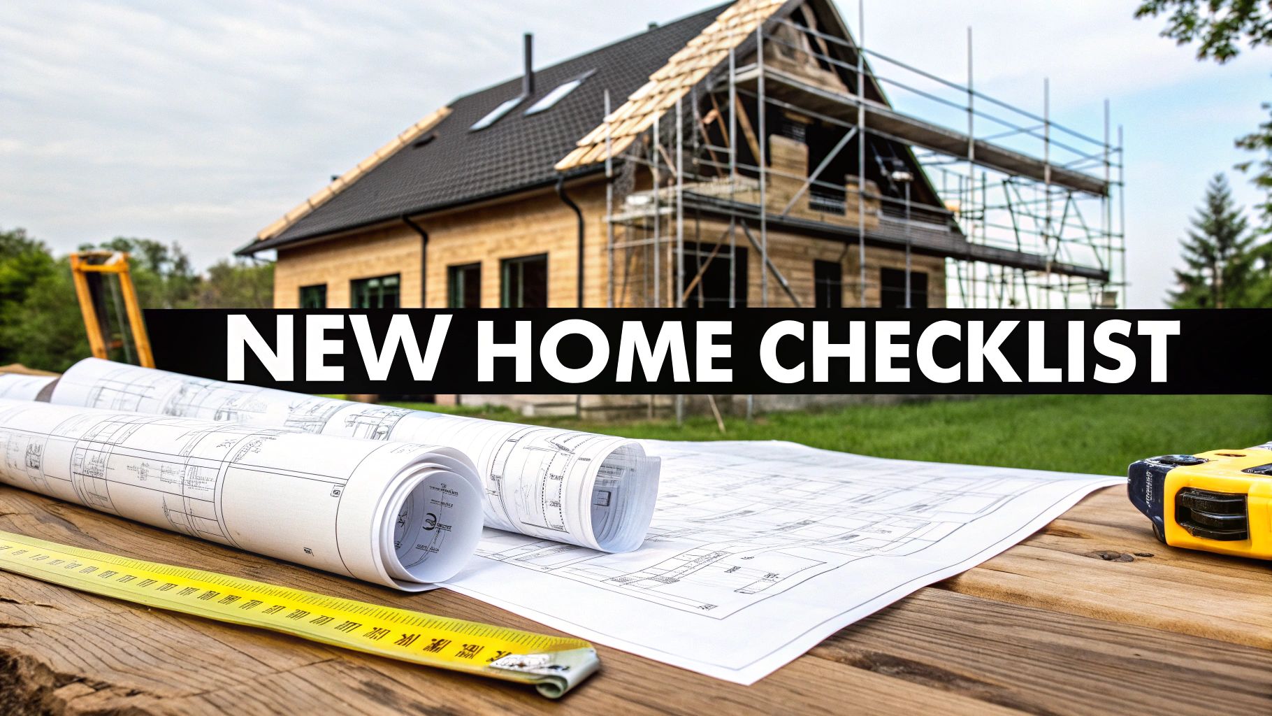 The Ultimate 2025 New Home Construction Checklist: 10 Stages
