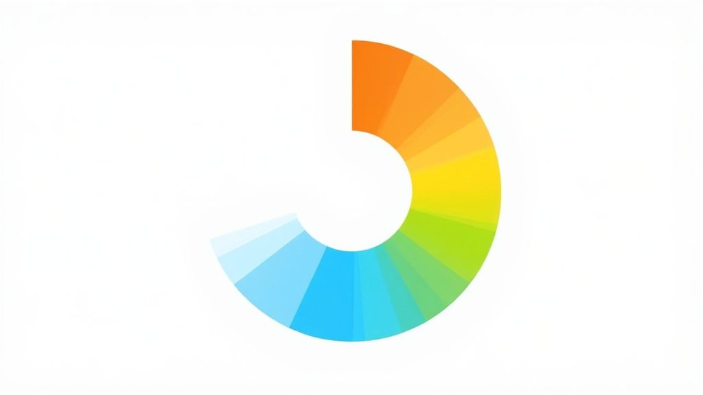 Split Complementary Color Wheel