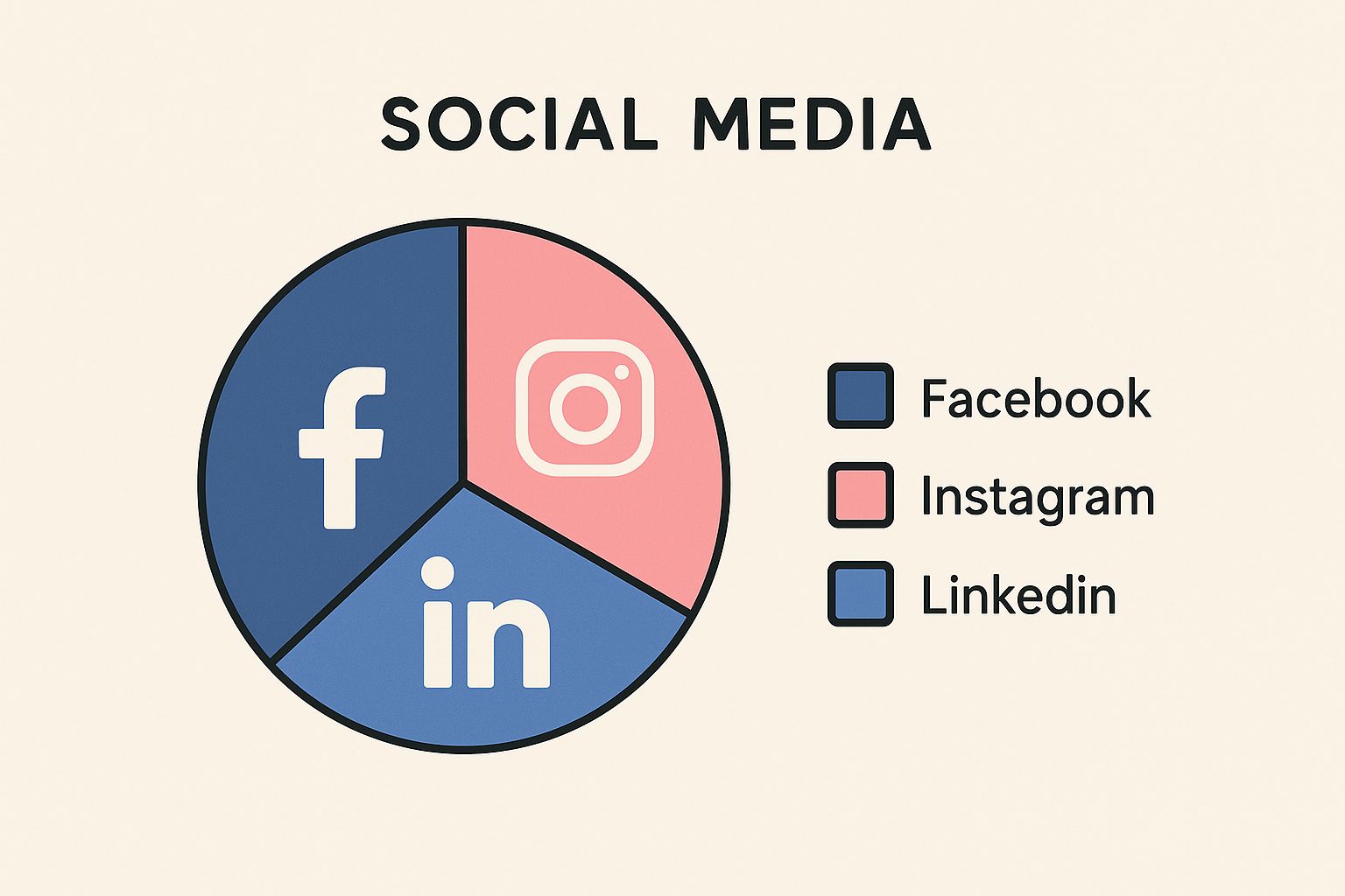 Infographic about small business social media strategy