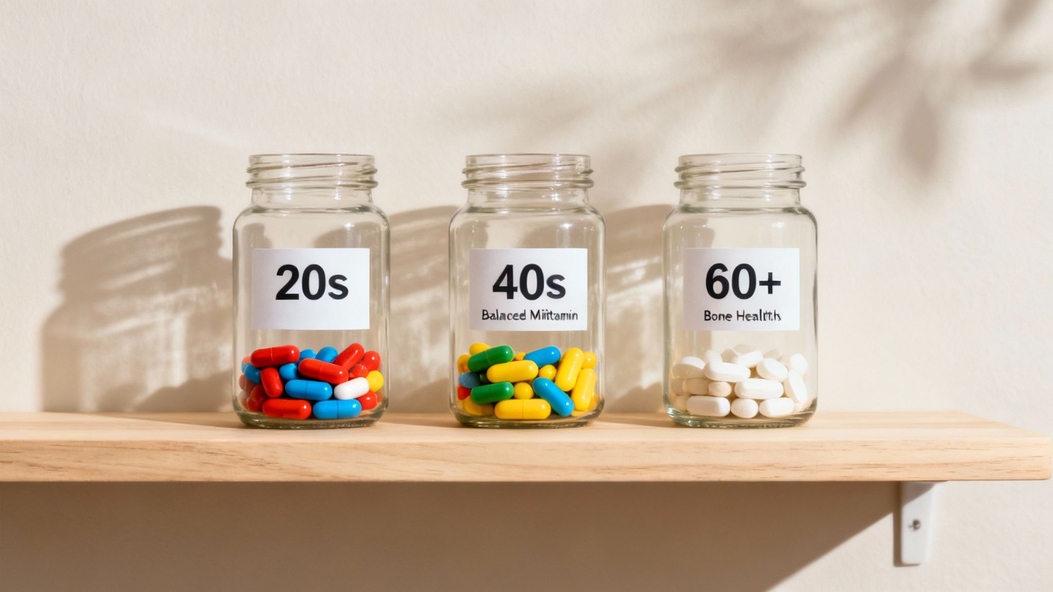A diverse group of people of different ages smiling and looking healthy.
