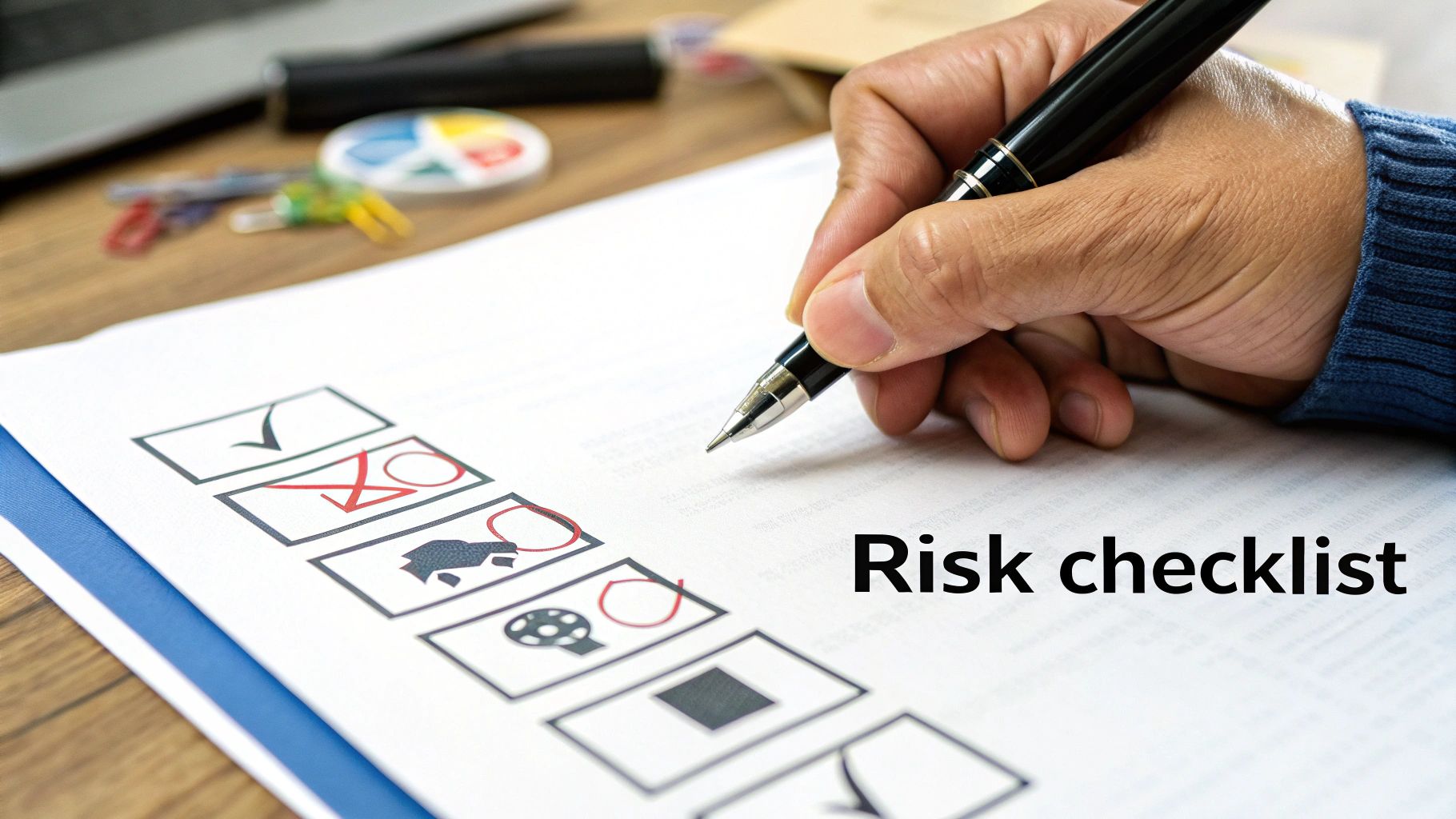 A parent and child looking at a tablet together, planning for the future