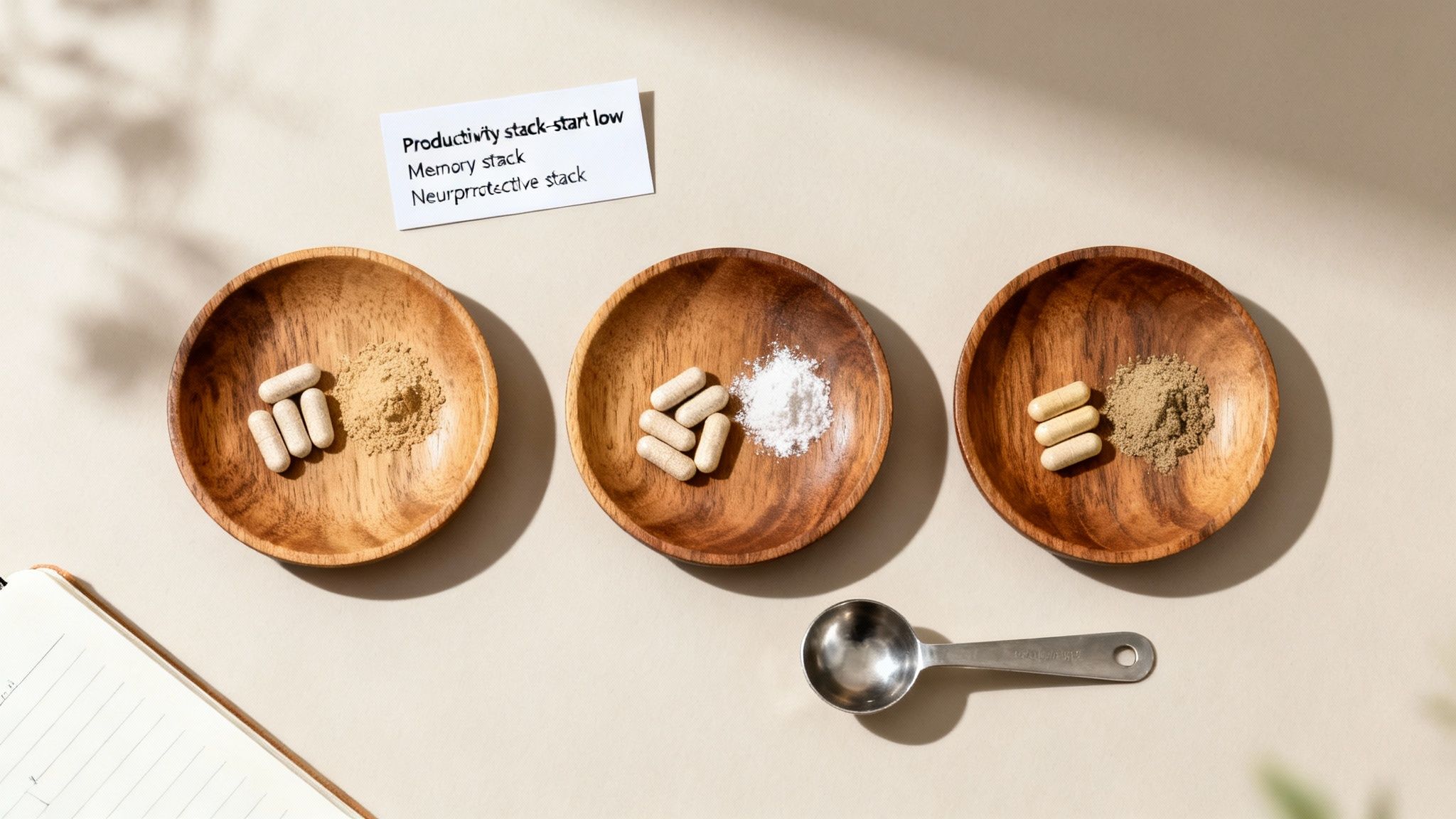 Recommended Stacks and Dosing Principles