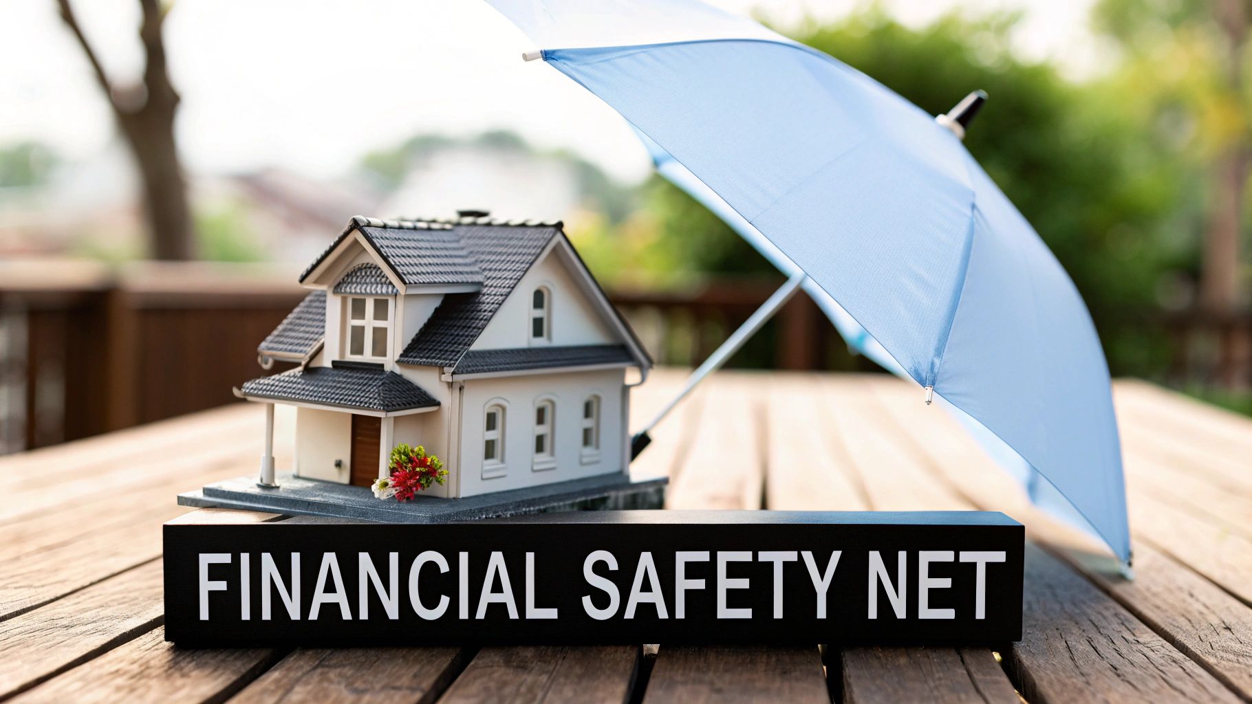 A smiling family enjoying time together outdoors, representing the peace of mind that insurance can provide