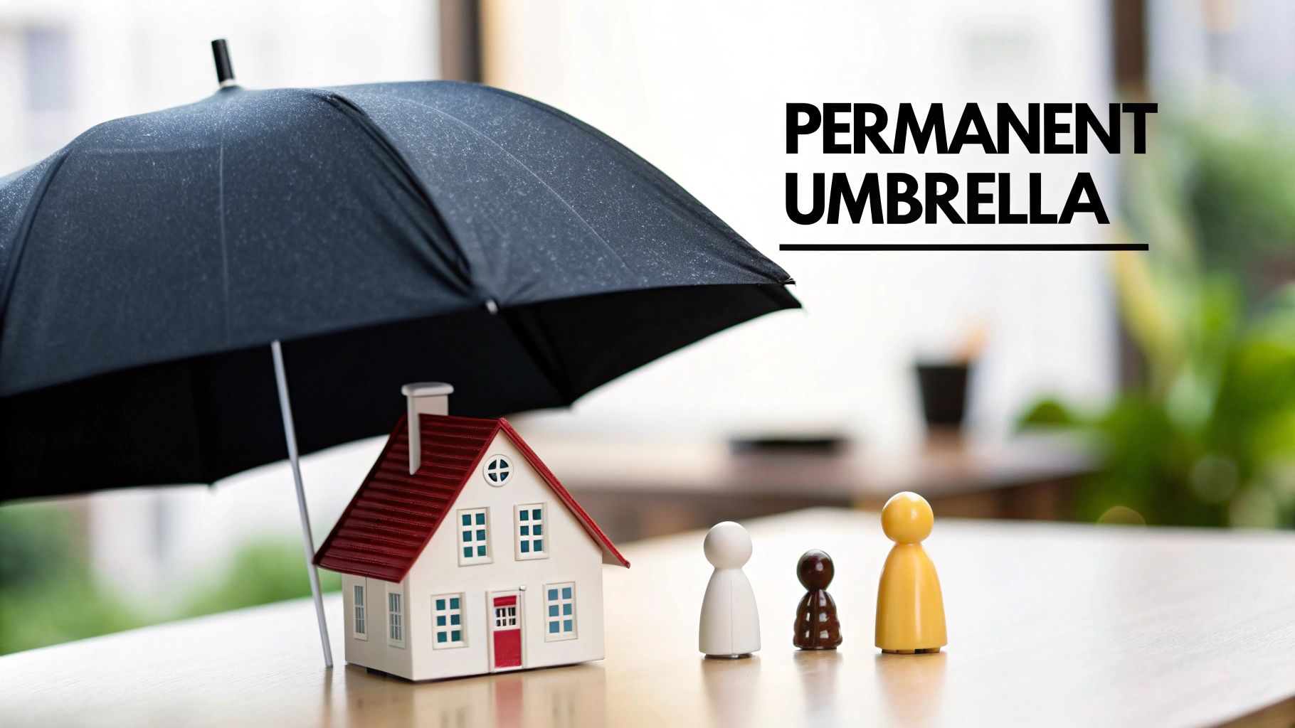 A family smiling and walking together in a sunny field, representing lifelong financial security.