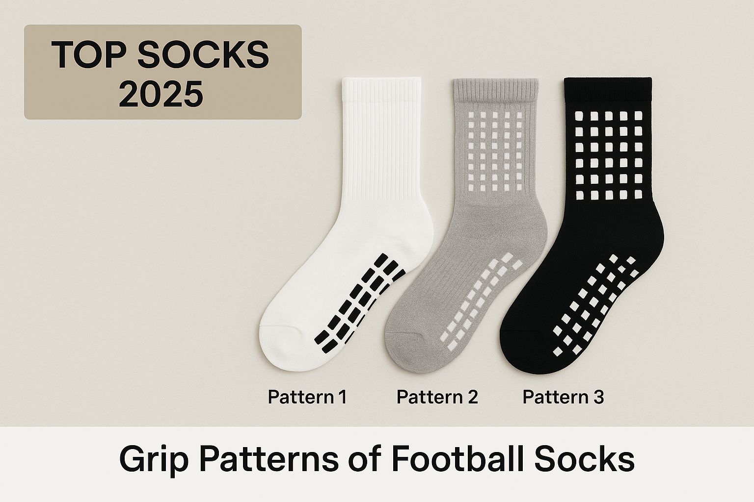 Infographic about best football grip socks 2025