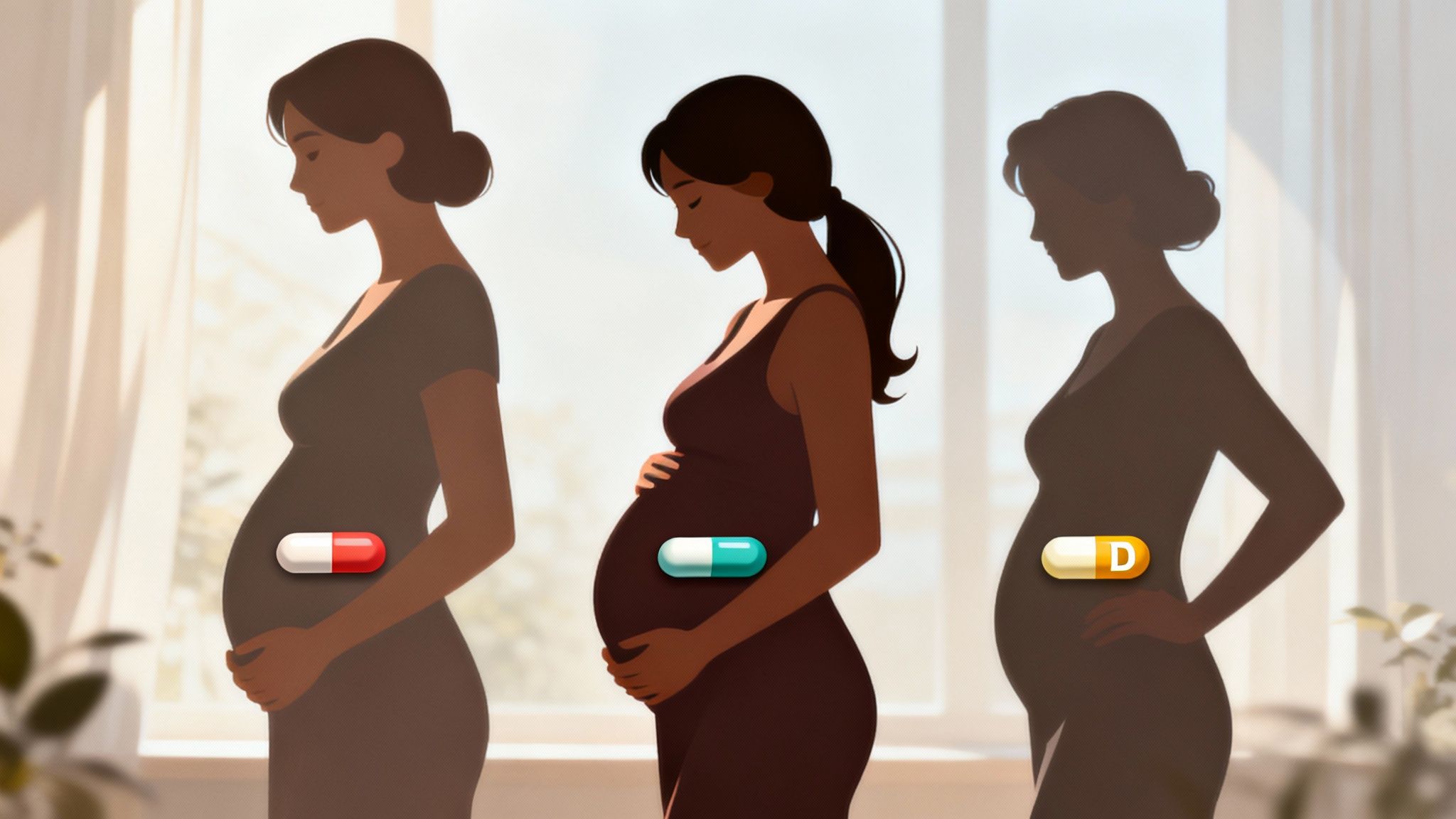 A woman smiling, representing different life stages.