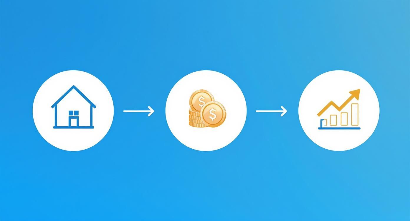 Infographic about buy to rent investment