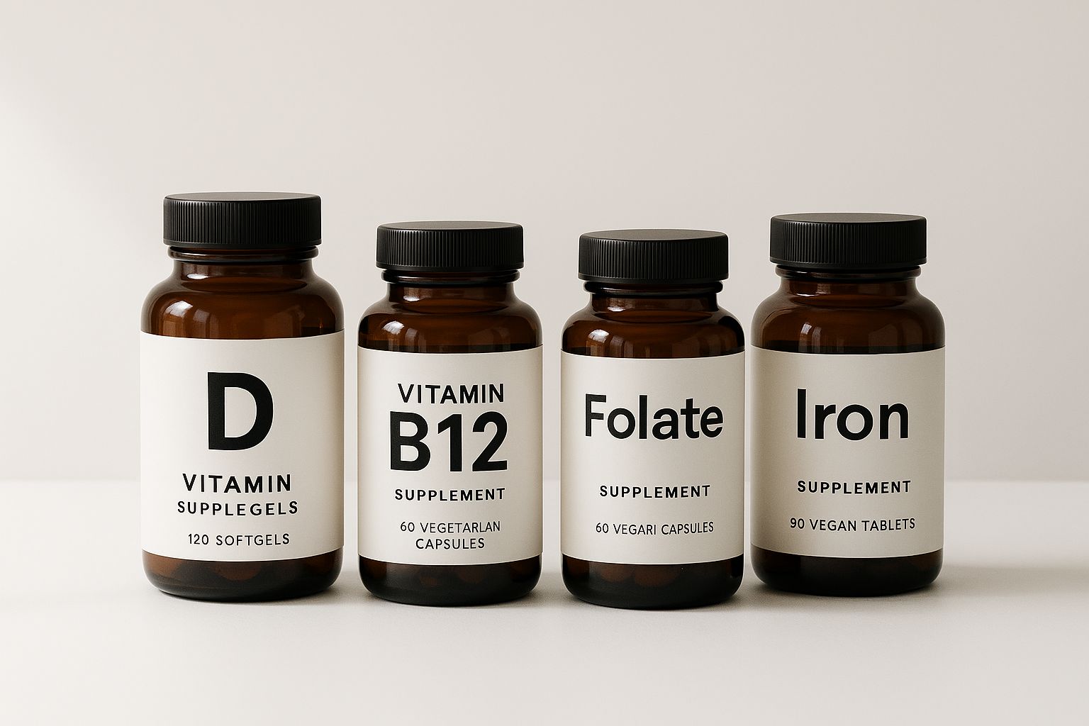 A woman holding a bowl of healthy food, illustrating foundational vitamins.