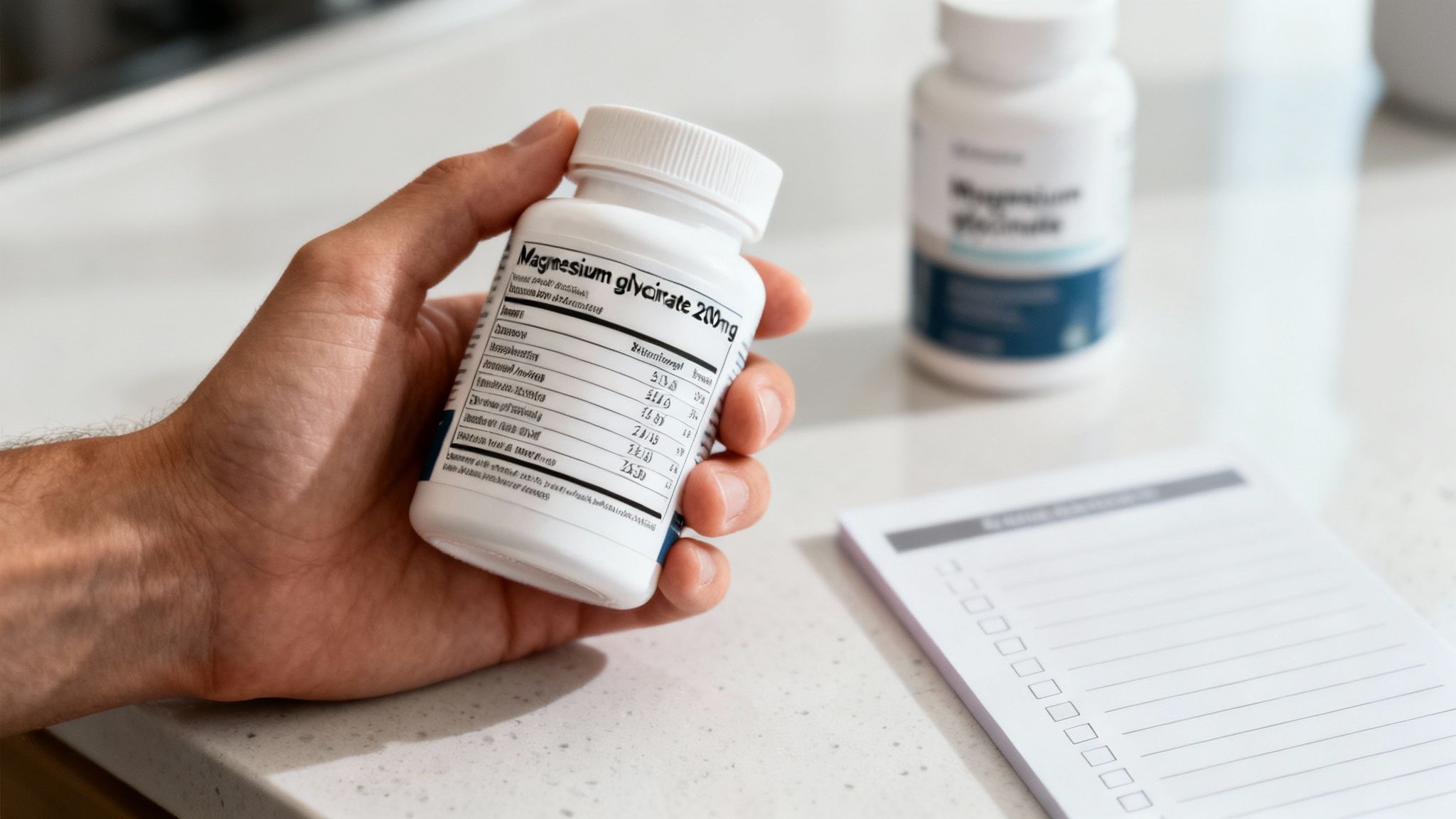 A close-up of different vitamin supplement capsules and pills in various colours and shapes.