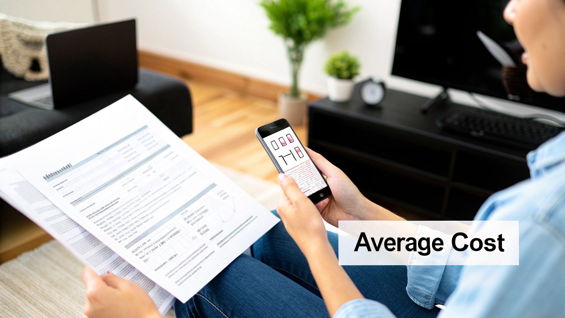 A magnifying glass hovering over a document, symbolising the detailed factors insurers consider.