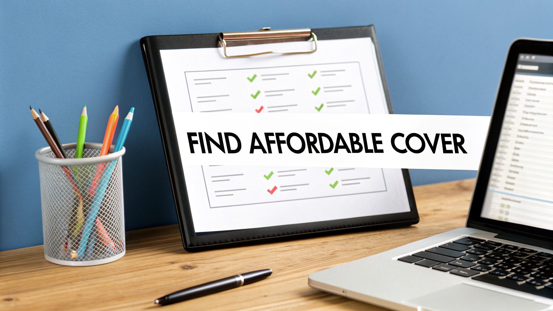 A person looking thoughtfully at a question mark, representing common life insurance queries.