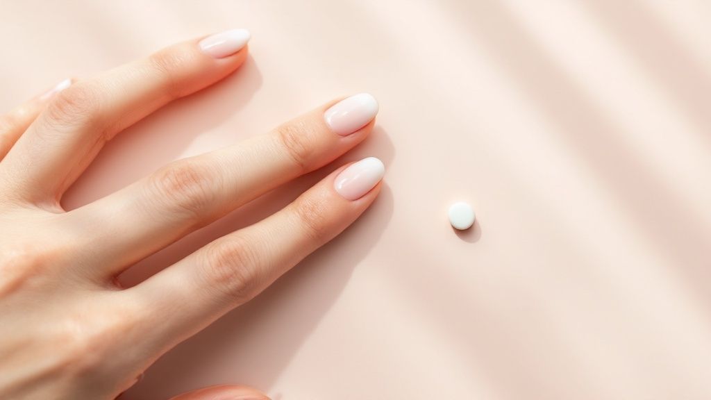 Strong, healthy hair and nails resulting from proper nutrition