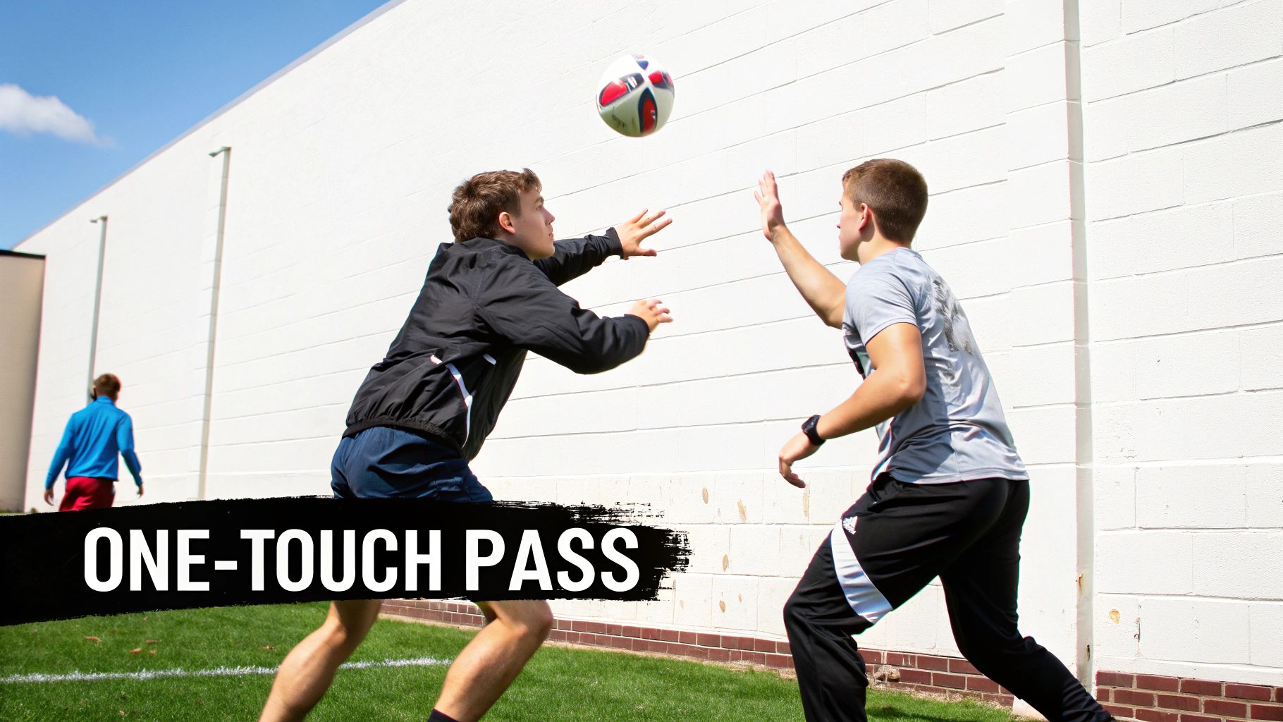 One-Touch Passing Drill (Wall Pass Combinations)