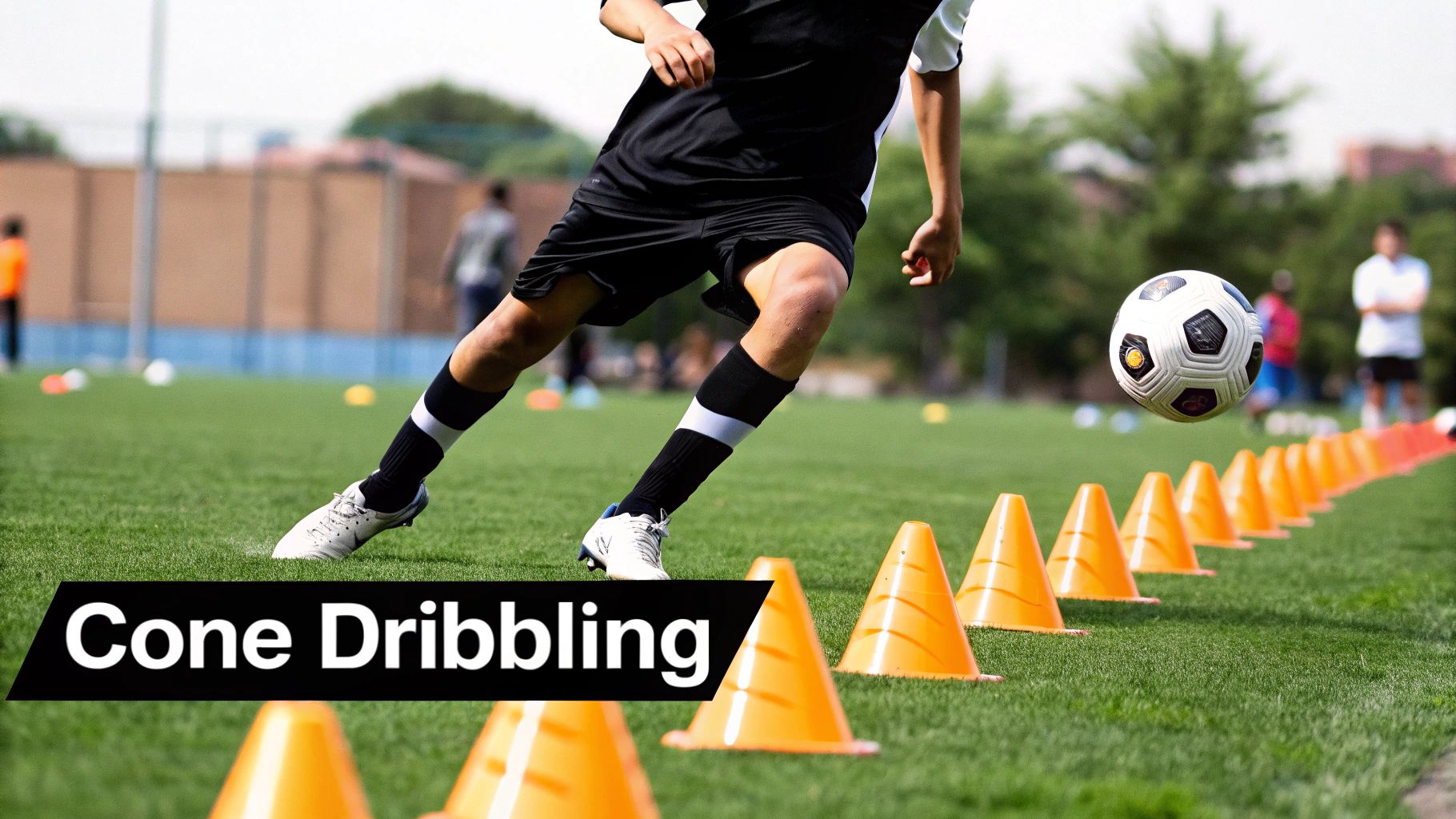 Cone Dribbling Drill