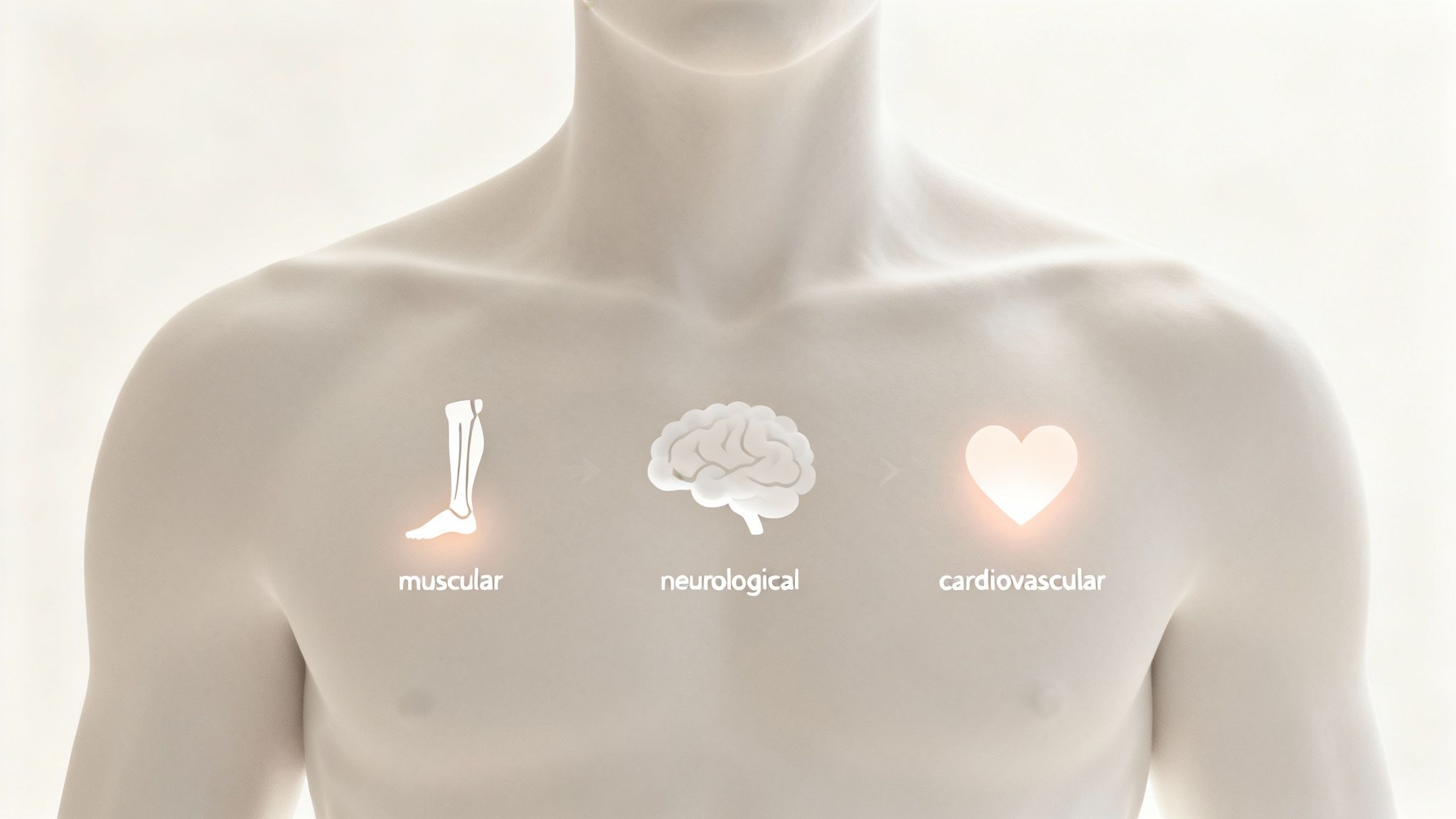 A person experiencing muscle cramps after a run, illustrating a sign of electrolyte imbalance.