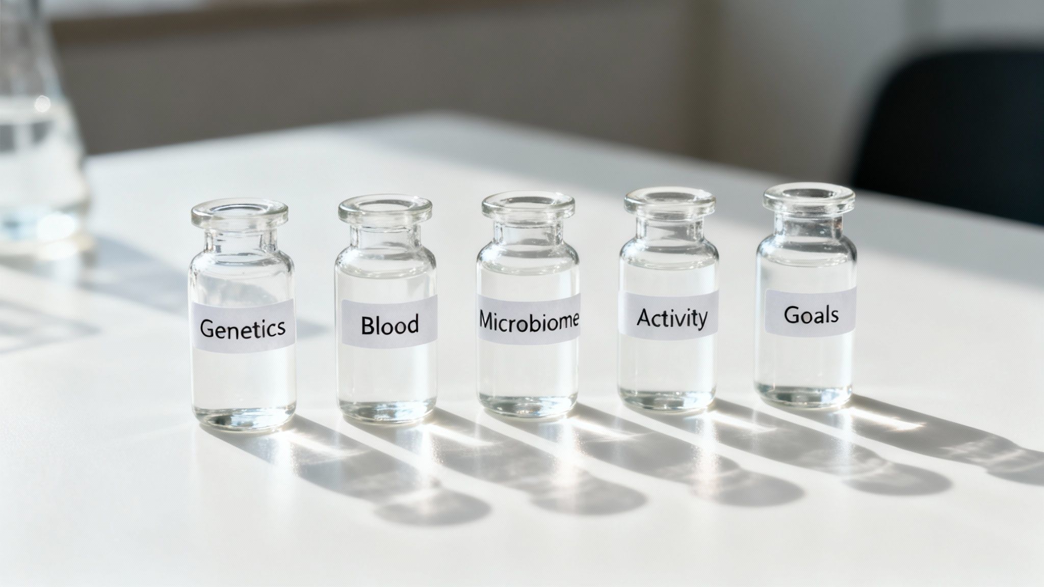 A collage of different healthy foods and supplements