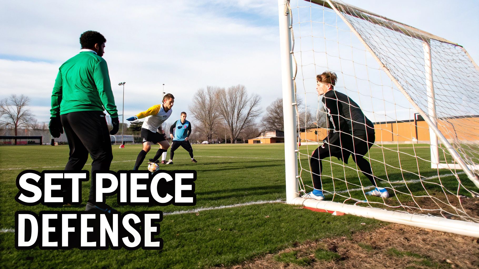 Crossing and Set-Piece Defense Drill